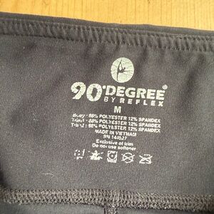 90 Degree by Reflex Black Leggings